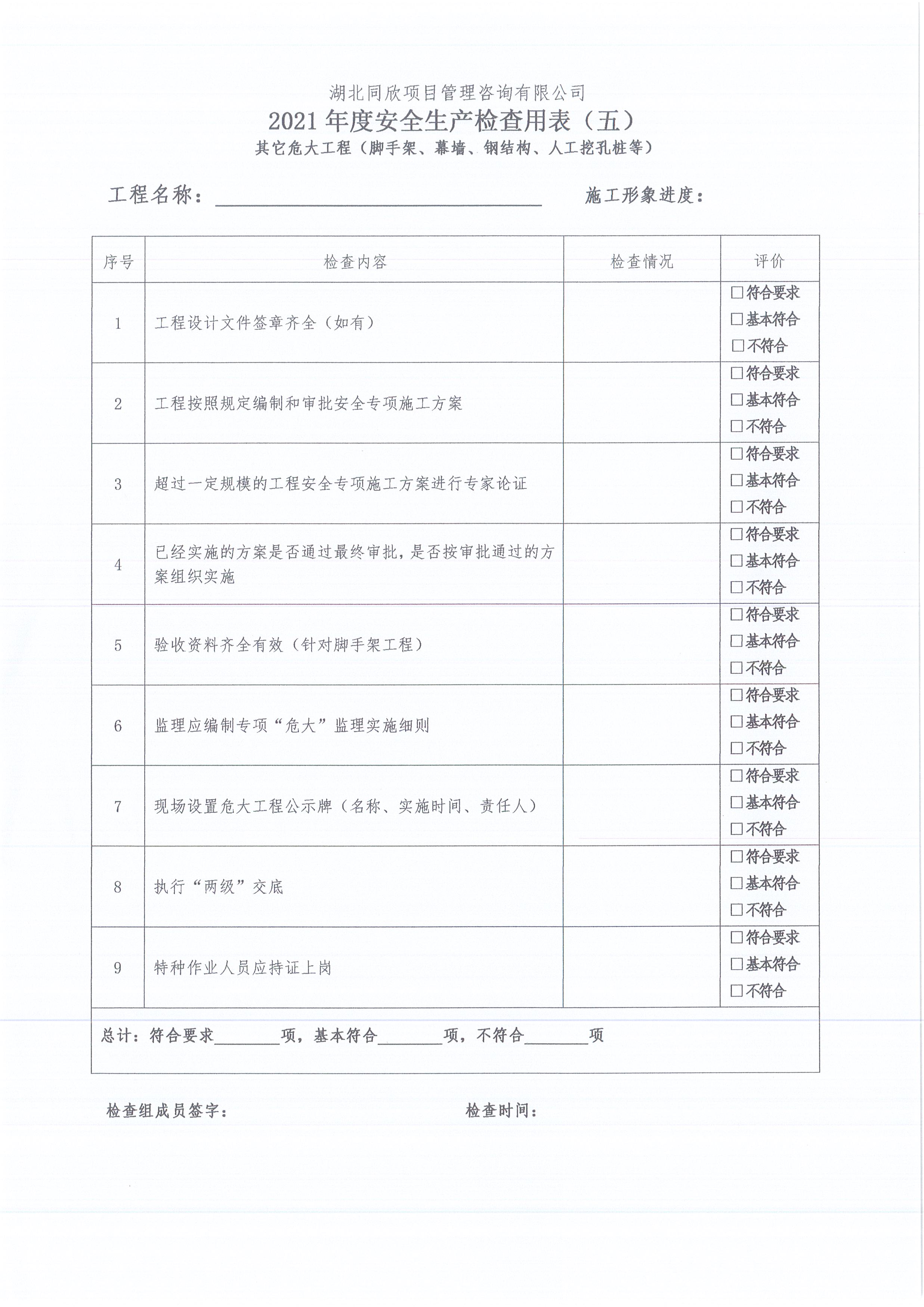 湖北k8凯发[2021]10号关于开展公司在监项目安全生产提升行动的通知7